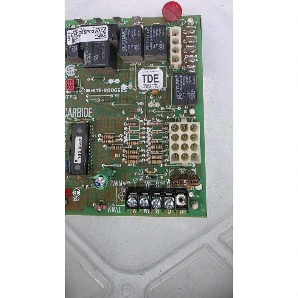 D341235P03 Furnace Control Circuit Board 50A55-476-04 White-Rodgers